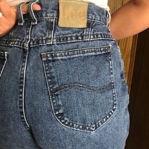 Vintage LEE high waist mom tapered large label